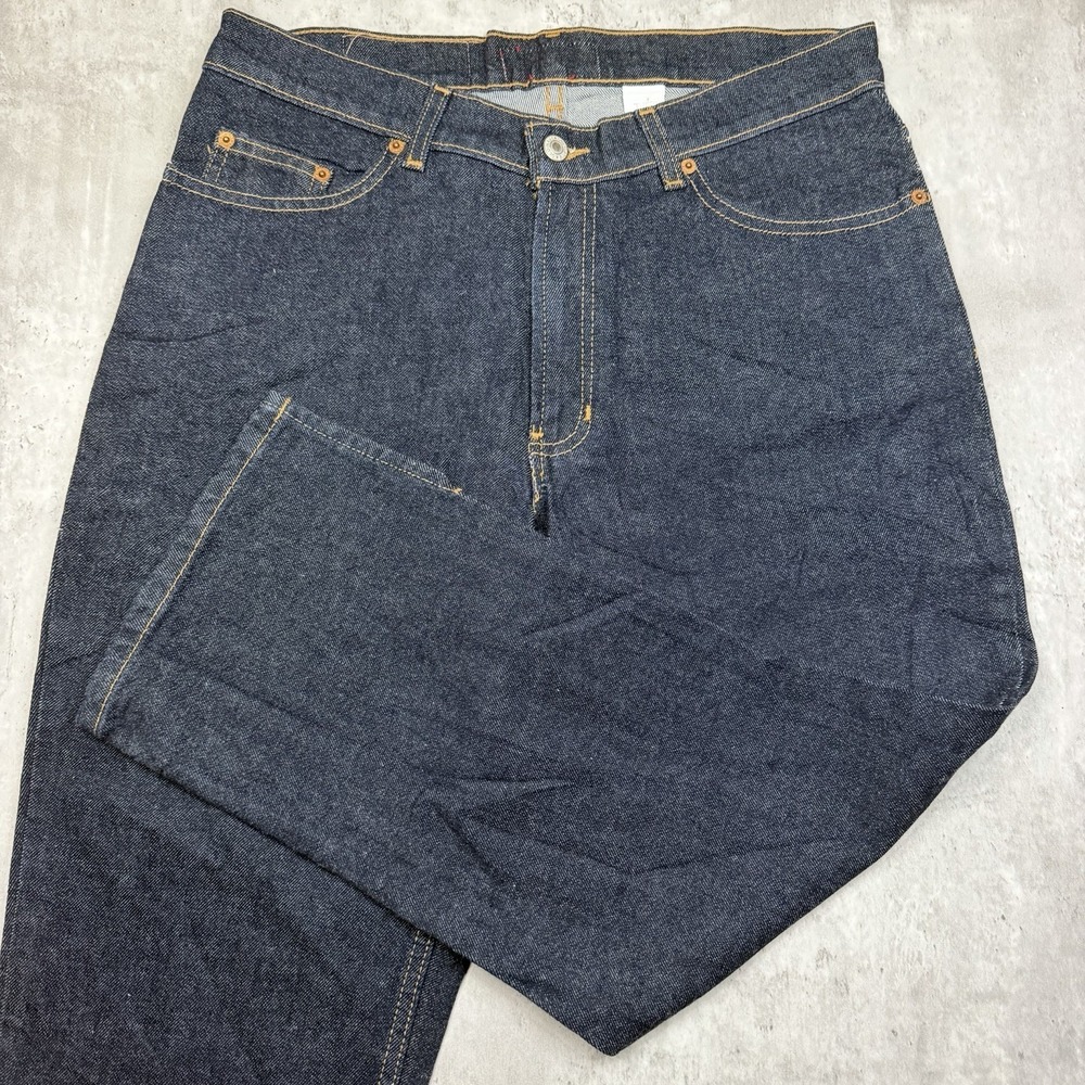 Vintage American Legacy Jeans Womens 12 Dark Wash Denim Pants 90s 32x25 New